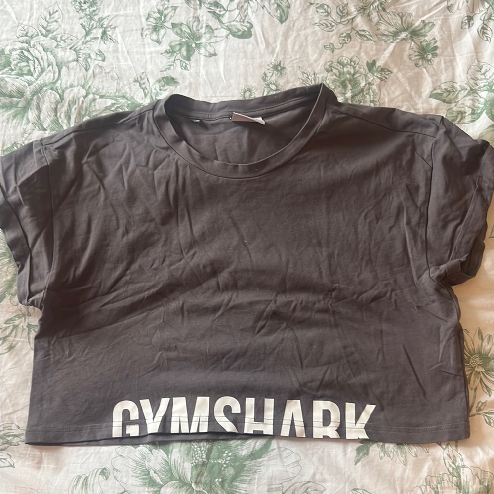 Gymshark Black Crop Top